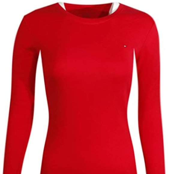 Tommy Hilfiger Tops Tommy Hilfiger Womens Tshirt Long Sleeve Solid